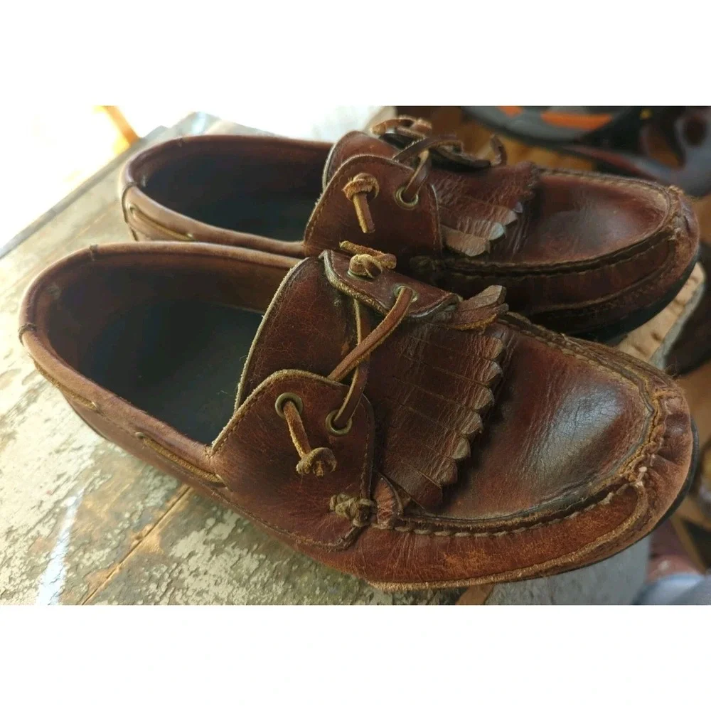 Vintage Good Condition Polo Sport Kiltie Loafer Moccasin Mens Size‎ 8D